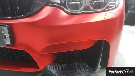 BMW M4 (F83)컨버터블 맥텍 무광크롬레드 완벽시공이 가능한 퍼펙트카! 고퀄리티의 전체랩핑 한번시공받아보세요~ 광명,시흥,부천,인천,안산,안양,오이도 지역 랩핑 강력추천! / 경기 시흥