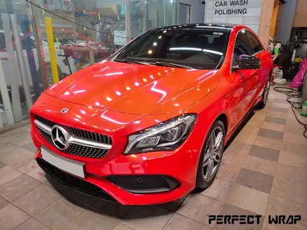 퍼펙트랩 CLA220 [전체랩핑 / 카마인레드 / 에이버리랩핑 / 부분랩핑 ] 작업 후기 / 성남시 수정구 창곡동