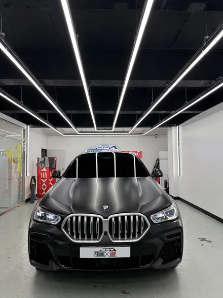 대구랩핑 BMW X6 전체 사틴블랙컬러PPF