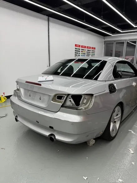 대구랩핑BMW335i 컨버터블 전체 제거 후 전체랩핑,전체 크롬 딜리트 스틱스!
