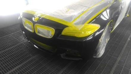 BMW 520d 판금도색 사고수리 범퍼 복원과정 - 파주 수입차수리, 판금도장 전문 PGA모터스 / 경기 고양