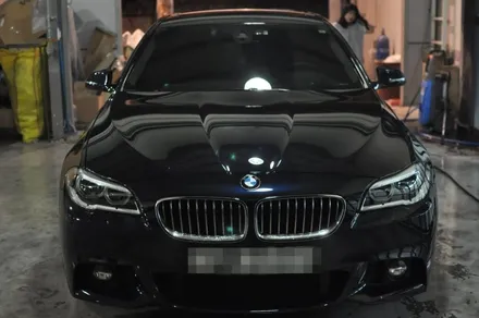 BMW 520d 판금도색 사고수리 범퍼 복원과정 - 파주 수입차수리, 판금도장 전문 PGA모터스 / 경기 고양