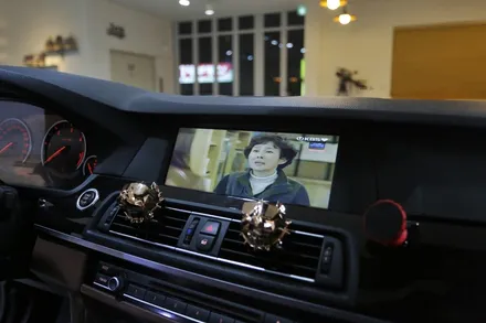 bmw 520d에 안드로이드 박스 m2c 카블릿을 딱! / 부산 금정