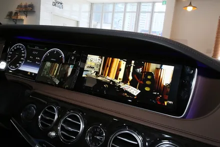 벤츠 S350D 네비게이션, 아틀란과 양방향 미러링 활성화! / 부산 금정