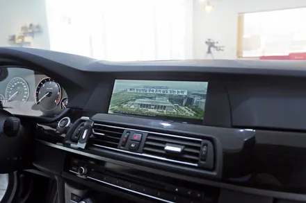 bmw 네비게이션 매립 hud도 연동됩니다 / 부산 금정