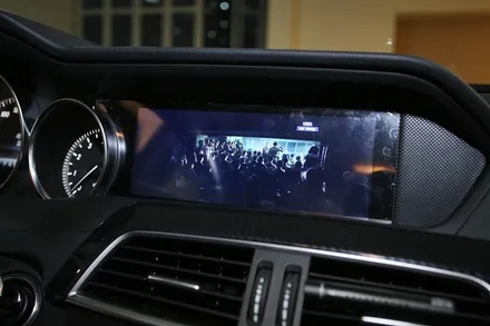 벤츠 W204 C 클래스 순정형 안드로이드 올인원 장착해 드렸어요! / 부산 금정