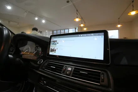 블루투스 없는 BMW F10 520d 안드로이드 올인원 작업하니 좋은데요? / 부산 금정