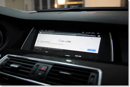 BMW GT 아이나비X1큐브 네비게이션 매립 / 부산 금정