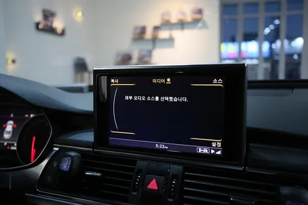 C7 아우디 A6 간편한 애플 카플레이 안드로이드 오토 사용 방법 / 부산 금정