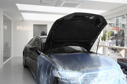 🚗 아우디 A6 방음 작업 완료! 🔇 대시보드 잡소리 제거 & 엔진 소음 차단 / 부산 금정