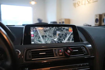 BMW F06 6시리즈 M6 B&O  포칼 카오디오 튜닝, NBT 안드로이드 올인원, 애플 카플레이 동시 시공 / 부산 금정
