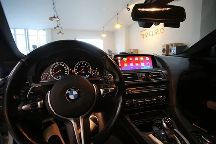 BMW F06 6시리즈 M6 B&O  포칼 카오디오 튜닝, NBT 안드로이드 올인원, 애플 카플레이 동시 시공 / 부산 금정