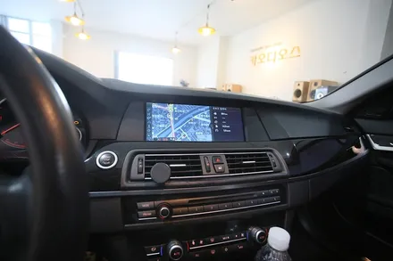 블루투스 없는 BMW F10 520d 안드로이드 올인원 작업하니 좋은데요? / 부산 금정