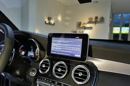 벤츠 glc43amg AR 카메라로 받아보는 길안내 / 부산 금정