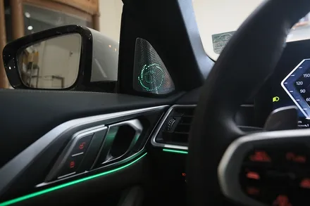 BMW 420i 컨버터블 AVI 카오디오, 회오리 앰비언트 트위터 튜닝 / 부산 금정
