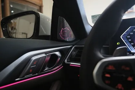 BMW 420i 컨버터블 AVI 카오디오, 회오리 앰비언트 트위터 튜닝 / 부산 금정