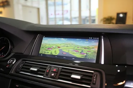 bmw 520d m스포츠패키지에 안드로이드  m2c 겟잇!! / 부산 금정