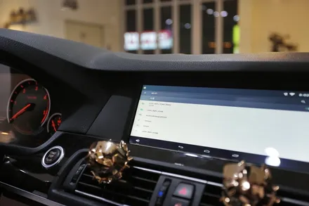 bmw 520d에 안드로이드 박스 m2c 카블릿을 딱! / 부산 금정