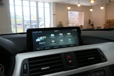 bmw 320d 내비매립합시다. 정말 편해요! / 부산 금정