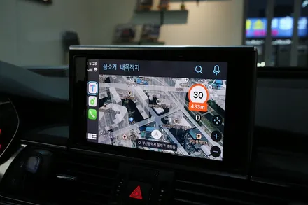C7 아우디 A6 간편한 애플 카플레이 안드로이드 오토 사용 방법 / 부산 금정