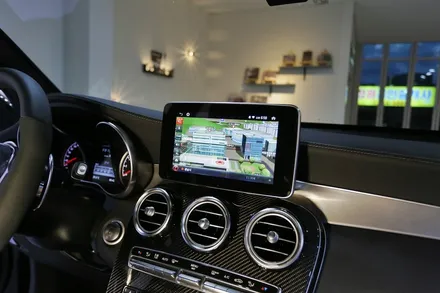 벤츠 glc43amg AR 카메라로 받아보는 길안내 / 부산 금정