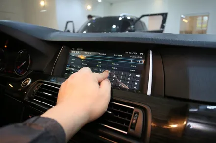 bmw 520d, 확 바뀐 내비게이션! / 부산 금정