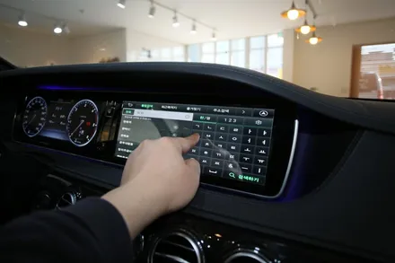 벤츠 s클래스 s350d 내비게이션, 안드로이드 M2C 탑재! / 부산 금정