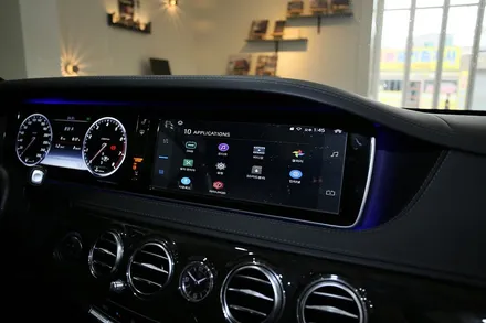 벤츠 s클래스 네비게이션(s400l) 아이나비 x3 큐브. / 부산 금정