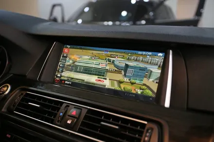 bmw 520d, 확 바뀐 내비게이션! / 부산 금정
