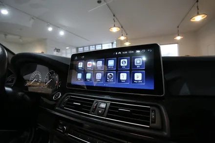 블루투스 없는 BMW F10 520d 안드로이드 올인원 작업하니 좋은데요? / 부산 금정