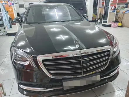 벤츠 썬팅  S560e  반사필름 브이쿨 K 시공 (인천)