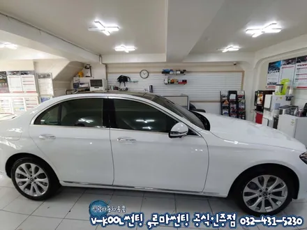 인천 수입차썬팅 벤츠E300 브이쿨썬팅+루마 버텍스500 시공