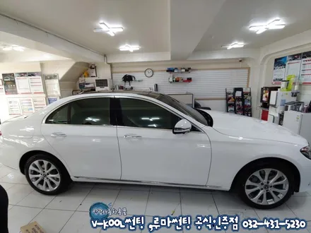 인천 수입차썬팅 벤츠E300 브이쿨썬팅+루마 버텍스500 시공