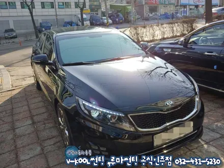 인천전면썬팅 K5 유리교체후 브이쿨K 14% 시공