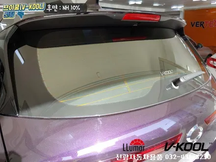 인천브이쿨 NH 썬팅 QM6 아메시스트블랙