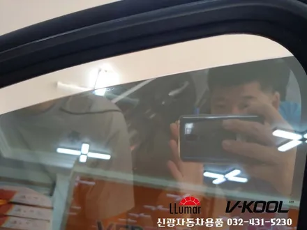 인천 브이쿨K 썬팅 아이나비Z300 장착 싼타페TM