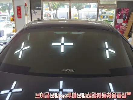 인천 벤츠 E클래스 E220d 수입차 브이쿨 VK + X 썬팅 최상의조합