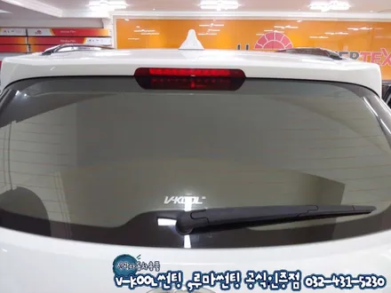 인천 썬팅재시공 위해 강원도에서 오신 싼타페DM 브이쿨K썬팅