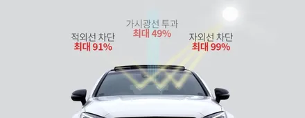 팰리세이드 인천 브이쿨 K 썬팅 신차 검수 패키지