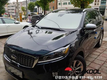 인천 올뉴쏘렌토 브이쿨K 썬팅시공 컬러 반사필름