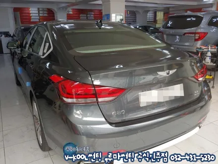 인천 자동차썬팅 제네시스G80 브이쿨PDI 썬팅+블랙박스