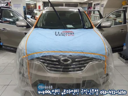 인천 루마 비잔티,래티튜드 썬팅 QM6 골든베이지