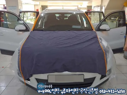인천썬팅 폭스바겐 티구안 여름 대비 열차단높은 브이쿨썬팅 재시공