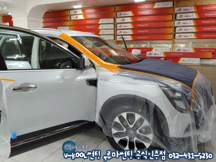 인천 브이쿨 K등급 신차 썬팅 QM6 르노룩 13종