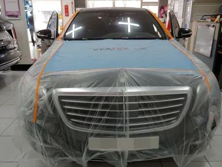 벤츠 S500 전면 버텍스700 썬팅 +QXD3000프로+지넷GB1000 장착