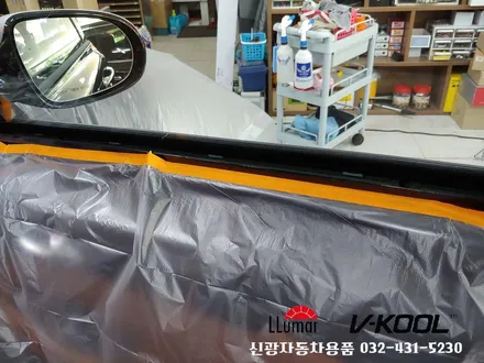 인천 올뉴쏘렌토 브이쿨K 썬팅시공 컬러 반사필름