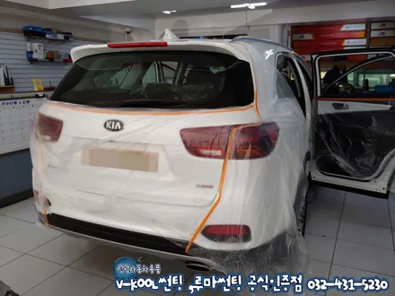 인천 쏘렌토 더 마스터 루마 꿀조합 래티튜드 아티젠 썬팅 시공