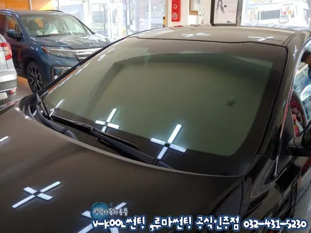 인천전면썬팅 K5 유리교체후 브이쿨K 14% 시공
