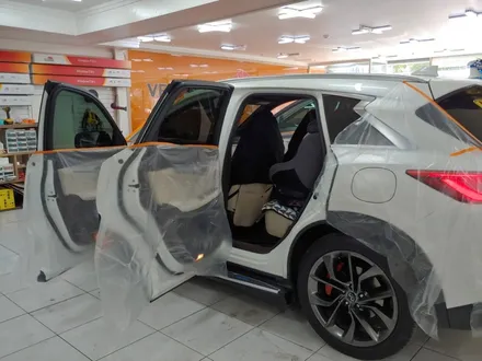인천 인피니티 QX50 썬팅재시공 KCC필름 제거 후 루마 버텍스650