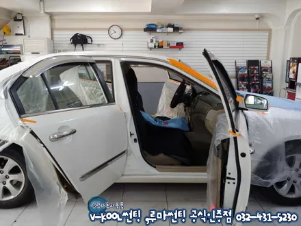 썬팅색빠짐으로 인천 썬팅재시공 후 확 달라진 기아 로체